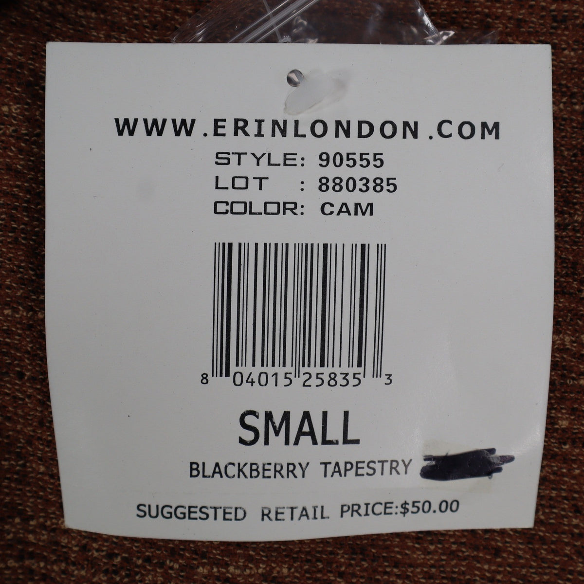 Erin London Jacket Womens S Camel Brown Textured Zip Front Collared NWT NOS - take2supply