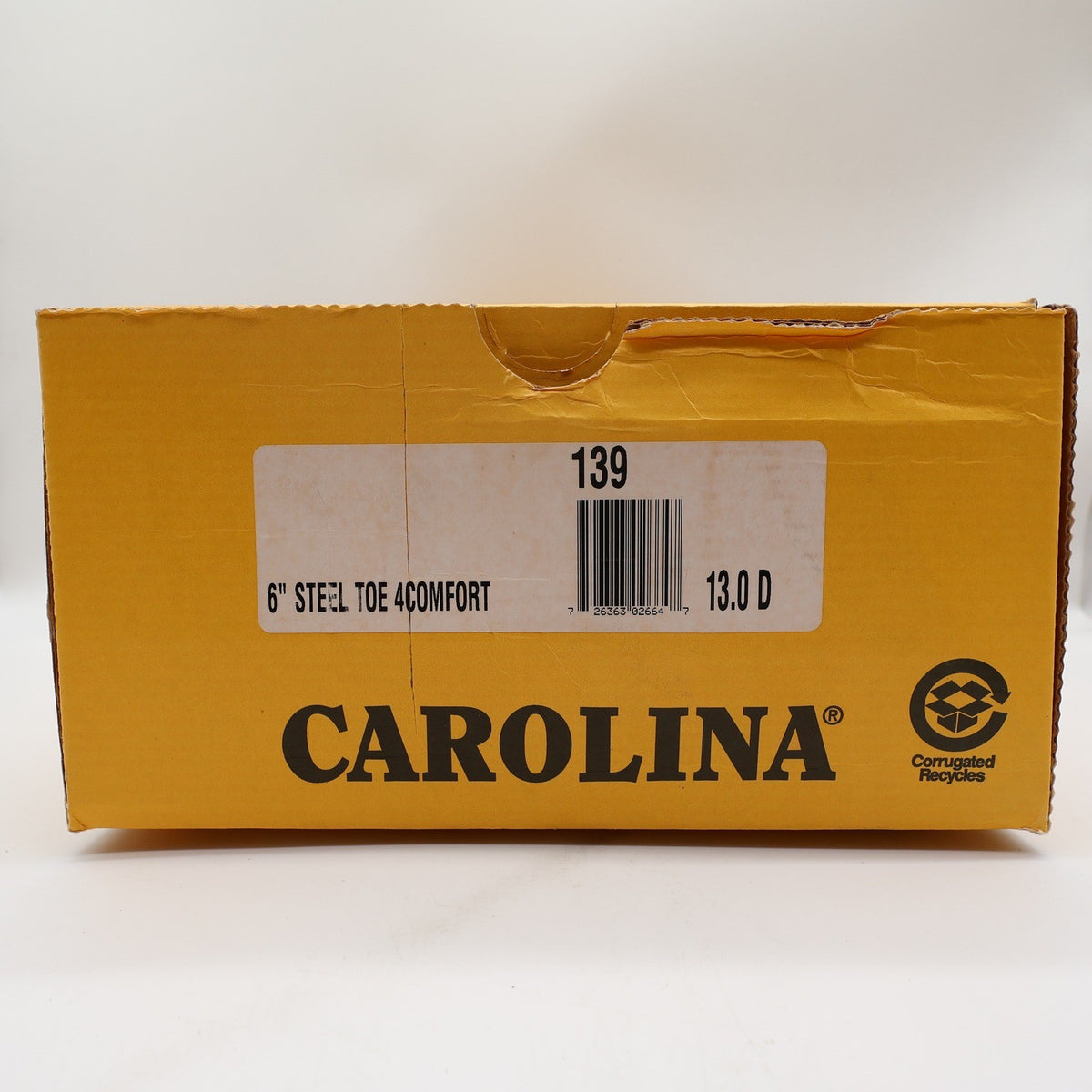 Carolina 6" Steel Toe Work Boots Mens 13 D Brown Leather Made in USA NWT - take2supply