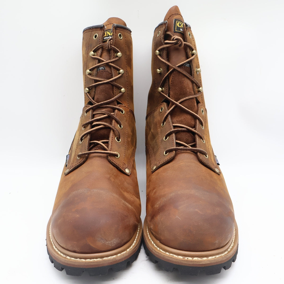 Carolina Logger Work Boots Mens 13 2E Brown Leather Waterproof EH CA4821 600g - take2supply