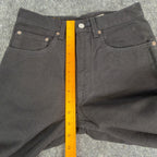 Levis 550 Student Jeans 29x32 Vintage 90s Relaxed Fit Black Cotton NWT Deadstock - take2supply