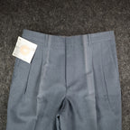 Levi's Travellers Trousers Mens 34x32 Vintage 80s Blue Gray Pleated Deadstock - take2supply