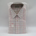 Mark VII Dress Shirt Mens 15.5 34/35 Vintage Plaid Tailored White Red Blue NEW - take2supply
