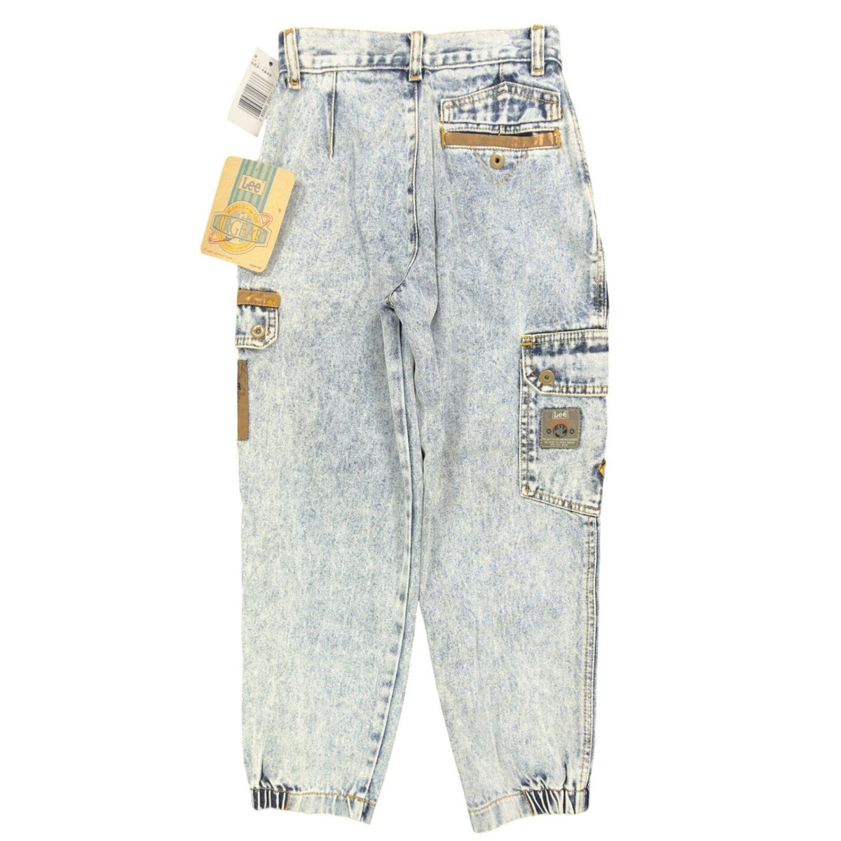 Lee Vintage 90s Airgear Commando Loose Fit Jeans Boys 8 Snow Frost NWT C487 - take2supply