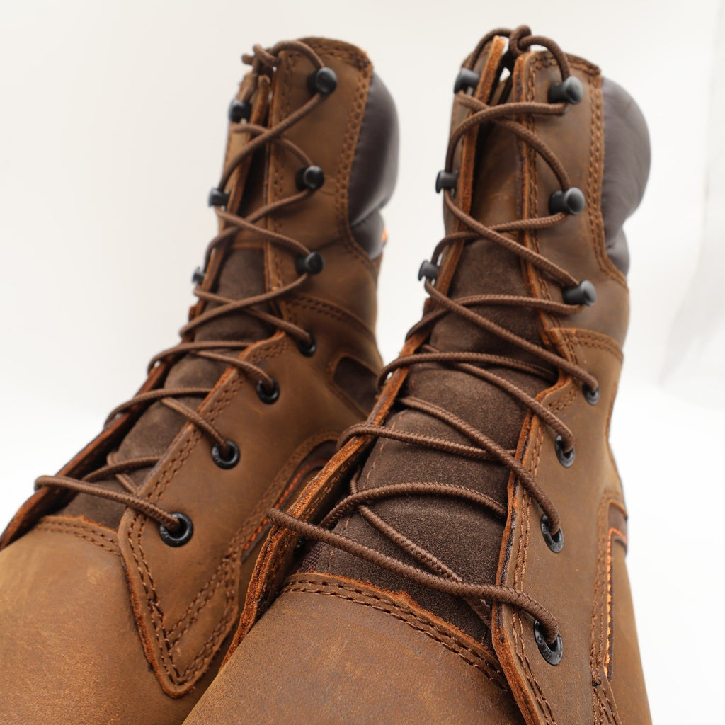 Worx by Red Wing 5815 Steel Toe Work Boots Mens 11 Brown Leather New - take2supply