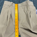 Pete's Partner Vintage Pleated Chino Pants Boys 6 Tan Cotton NWT Made in USA - take2supply