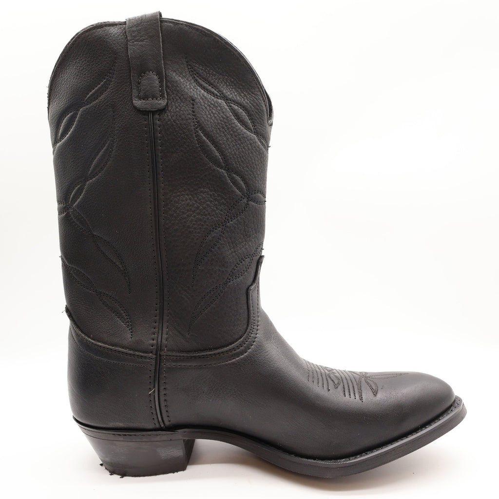 Laredo 28-1801 Western Cowboy Boots Mens 11 Black Leather NWT Made in USA - take2supply
