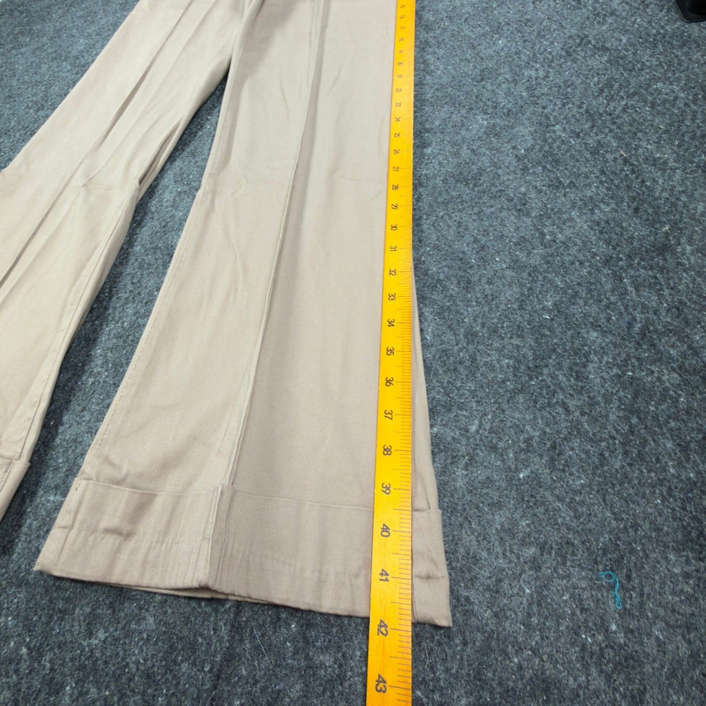 Jolt Y2K Flare Leg Trousers Juniors 13 Khaki Cotton Blend NWT - take2supply