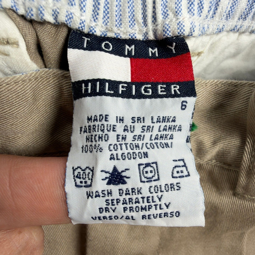 Tommy Hilfiger Pants Boys 6 Khaki Chino Pleated Elastic Waist NWT - take2supply