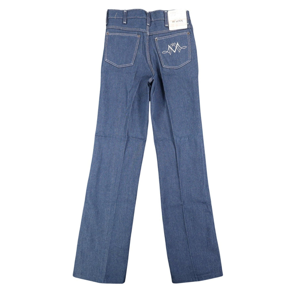 Maverick Straight Leg Jeans Boys 14 Regular Vintage 70s Blue Deadstock USA Made - take2supply