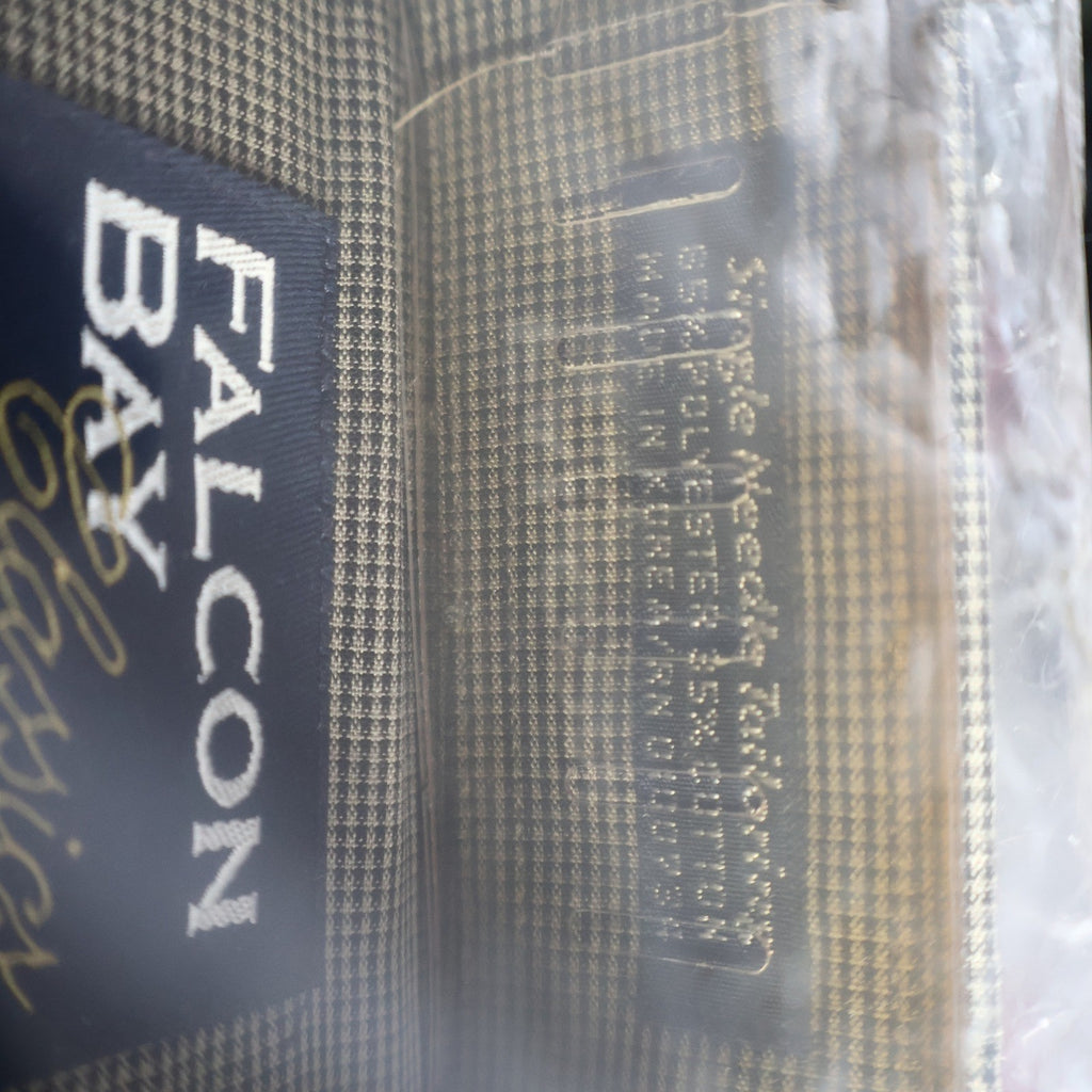 Falcon Bay Classics Shirt Mens M 15-15.5 Vintage Brown Micro-Check Button Down - take2supply