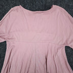 Blu Heaven Tunic Top Womens Small Mauve Pink Modal Blend High Low Babydoll Flowy - take2supply