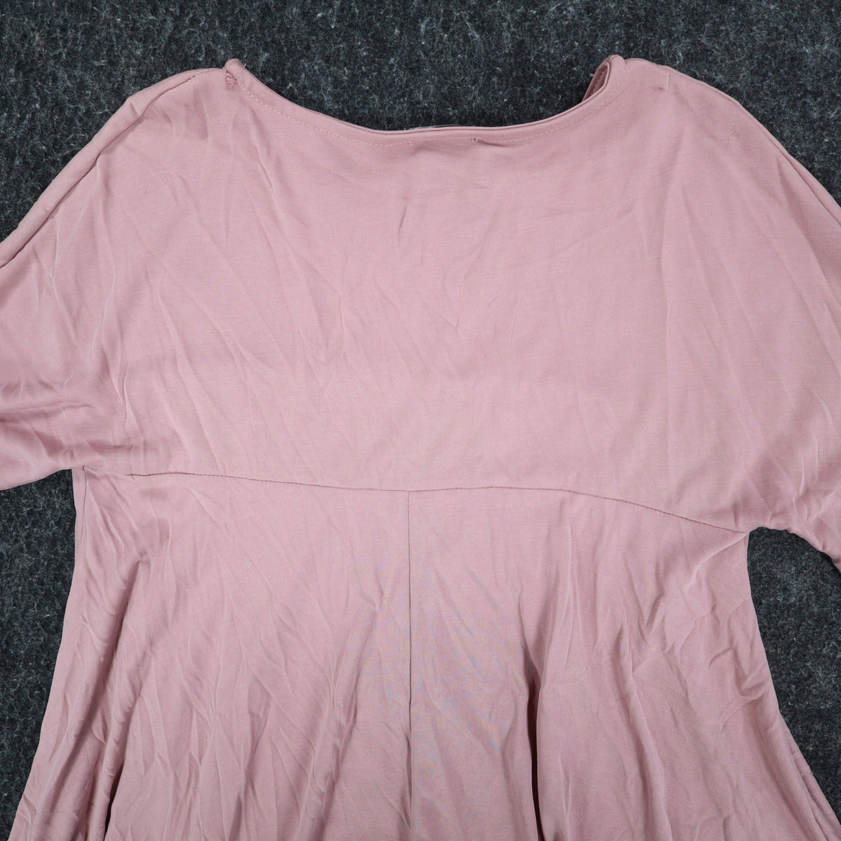 Blu Heaven Tunic Top Womens Small Mauve Pink Modal Blend High Low Babydoll Flowy - take2supply