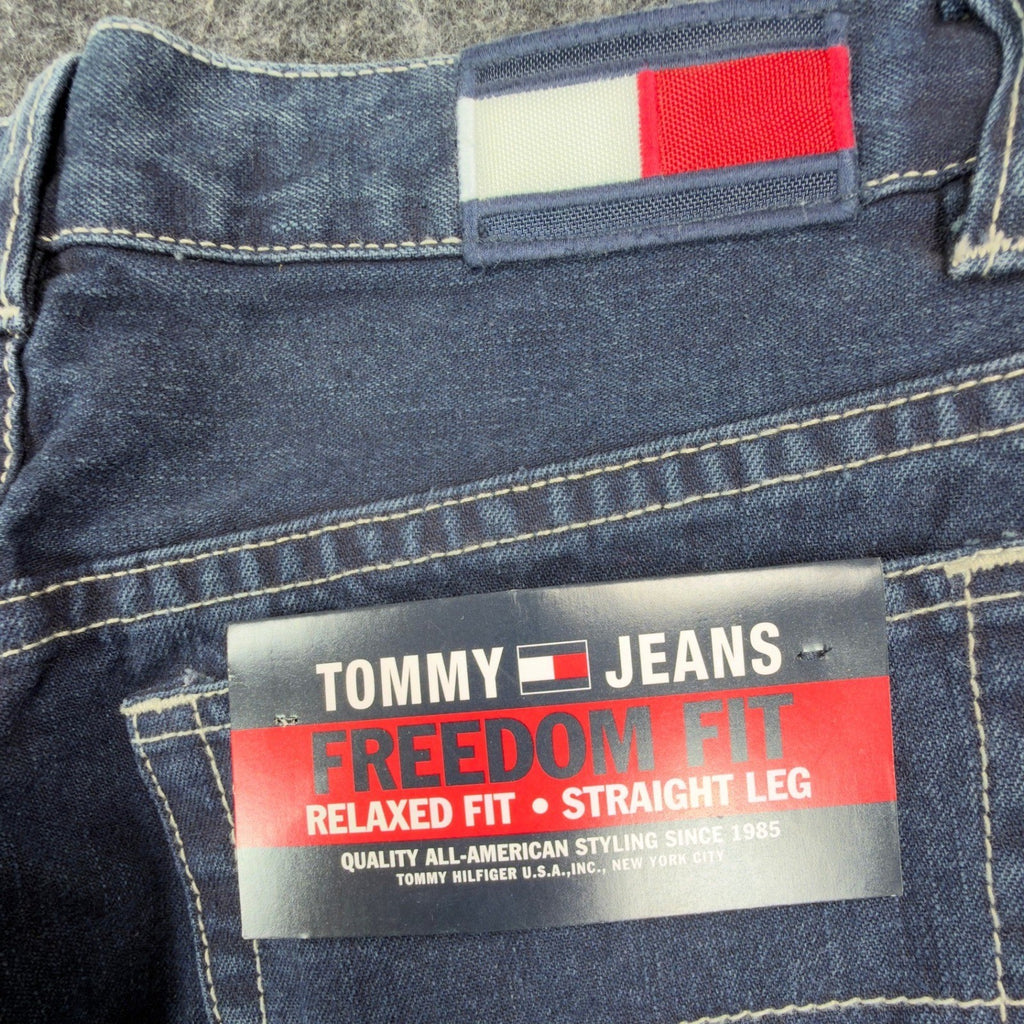 Tommy Hilfiger Y2K Freedom Fit Jeans Boy 14 Blue Cotton NWT Deadstock - take2supply