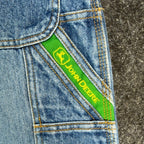 John Deere Carpenter Shorts Boys 14 Blue Denim Stone Wash NWT SA525LJD - take2supply