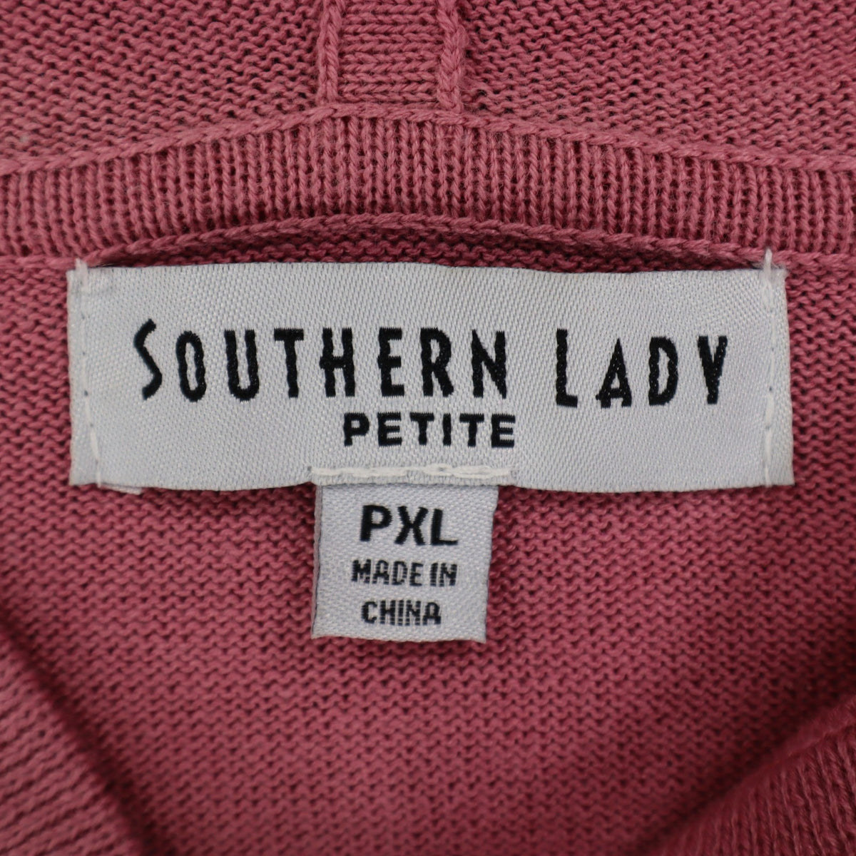Southern Lady Petite PXL Pink Embellished Hooded Zip Cardigan Sweater NWT - take2supply