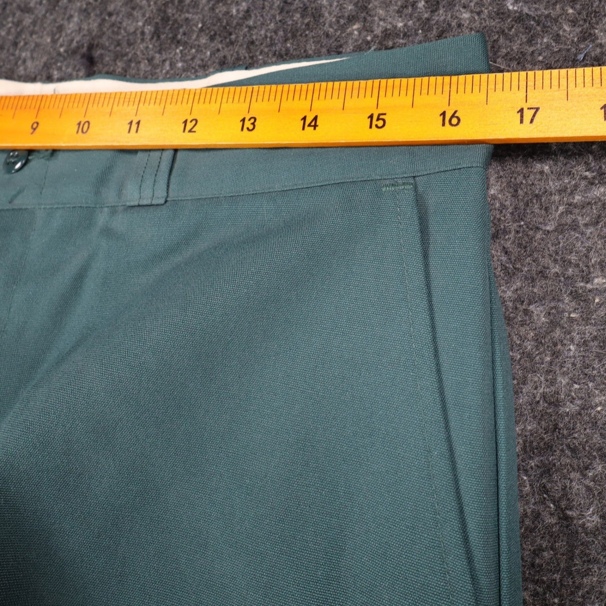 Montgomery Ward Vintage Work Pants 33x28 Deadstock Spruce Green USA 70s 4497 - take2supply