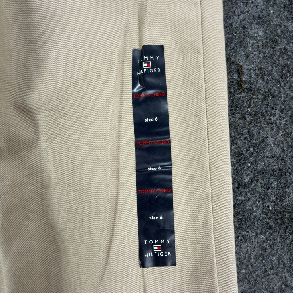 Tommy Hilfiger Pants Boys 6 Khaki Chino Pleated Elastic Waist NWT - take2supply
