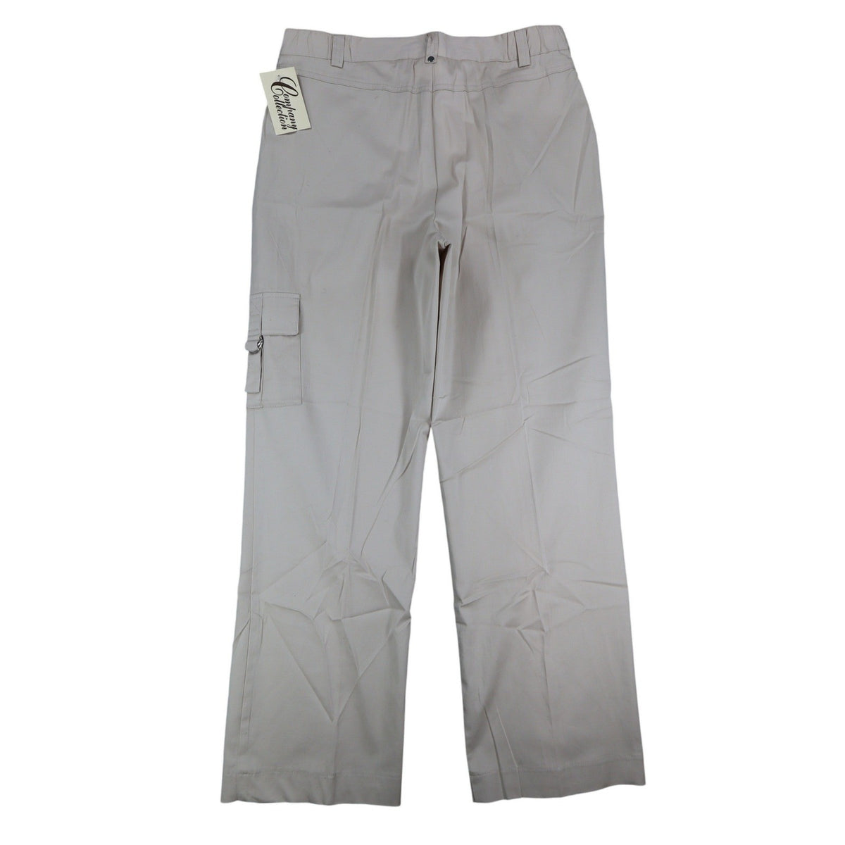 Company Collection Cargo Pants Womens 12 Beige Cotton Stretch Straight Leg NWT - take2supply