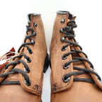 Walker Vintage 90s Work Boots Mens 11 D Brown Leather NWT Made in USA Deadstock - take2supply