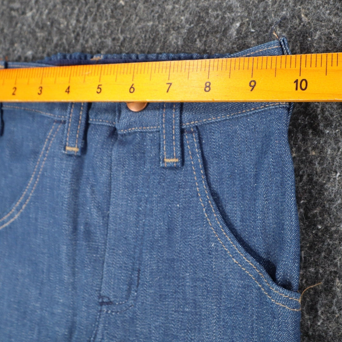 Young Maverick Jeans Size 4 Vintage 70s Blue Denim Bootcut Deadstock USA Made - take2supply