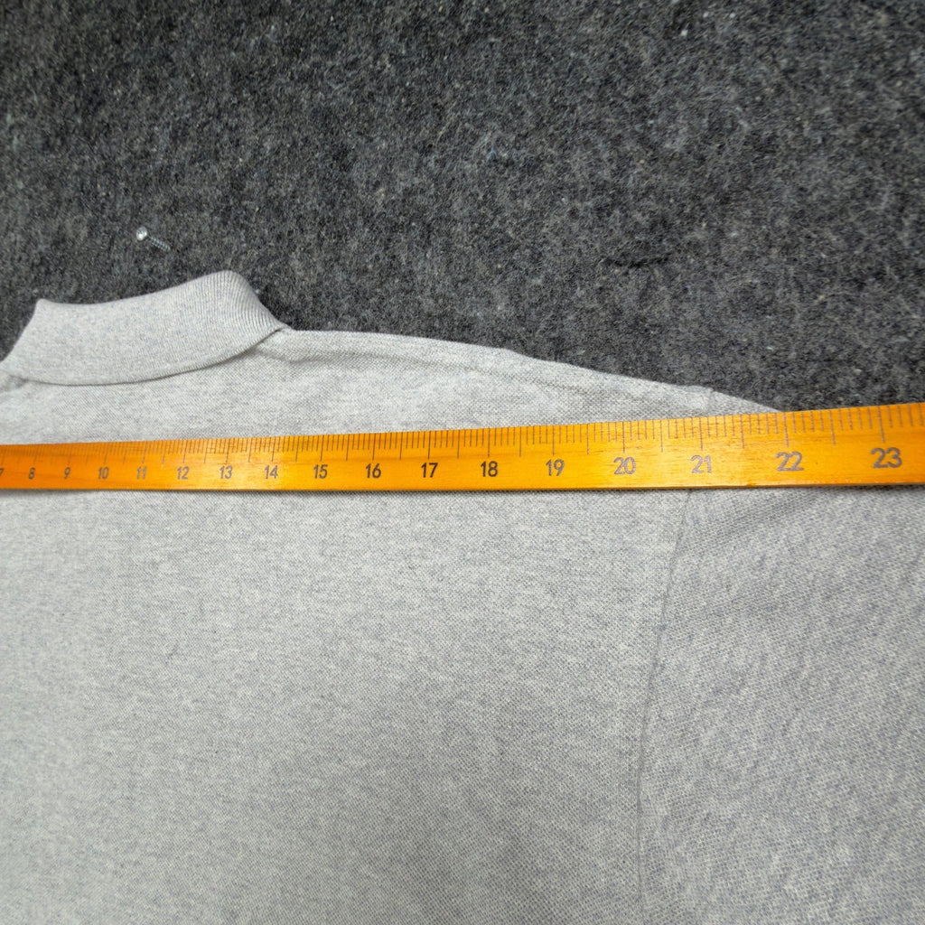 Winner Mate Long Sleeve Polo Shirt Mens Medium Gray Cotton NWT New - take2supply