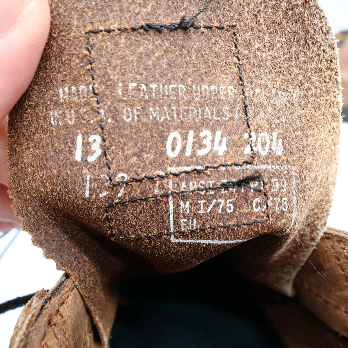 Carolina 6" Steel Toe Work Boots Mens 13 D Brown Leather Made in USA NWT - take2supply