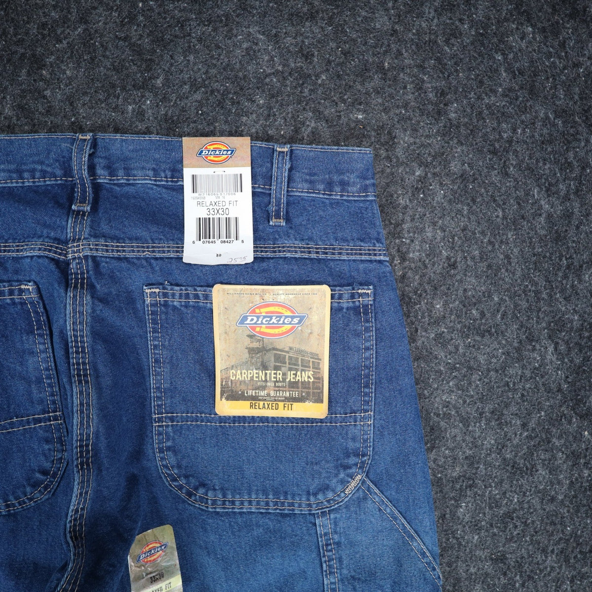 Dickies Carpenter Jeans Mens 33x30 Relaxed Fit Blue Denim Workwear 19294SNB NWT - take2supply
