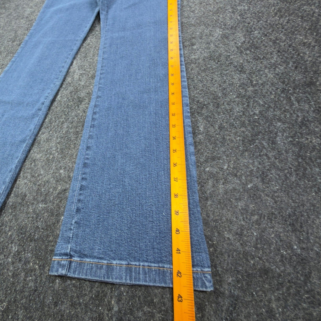 FDJ Olivia Flare Jeans Women 12 Blue Stretch Mid Rise Denim NWT New - take2supply