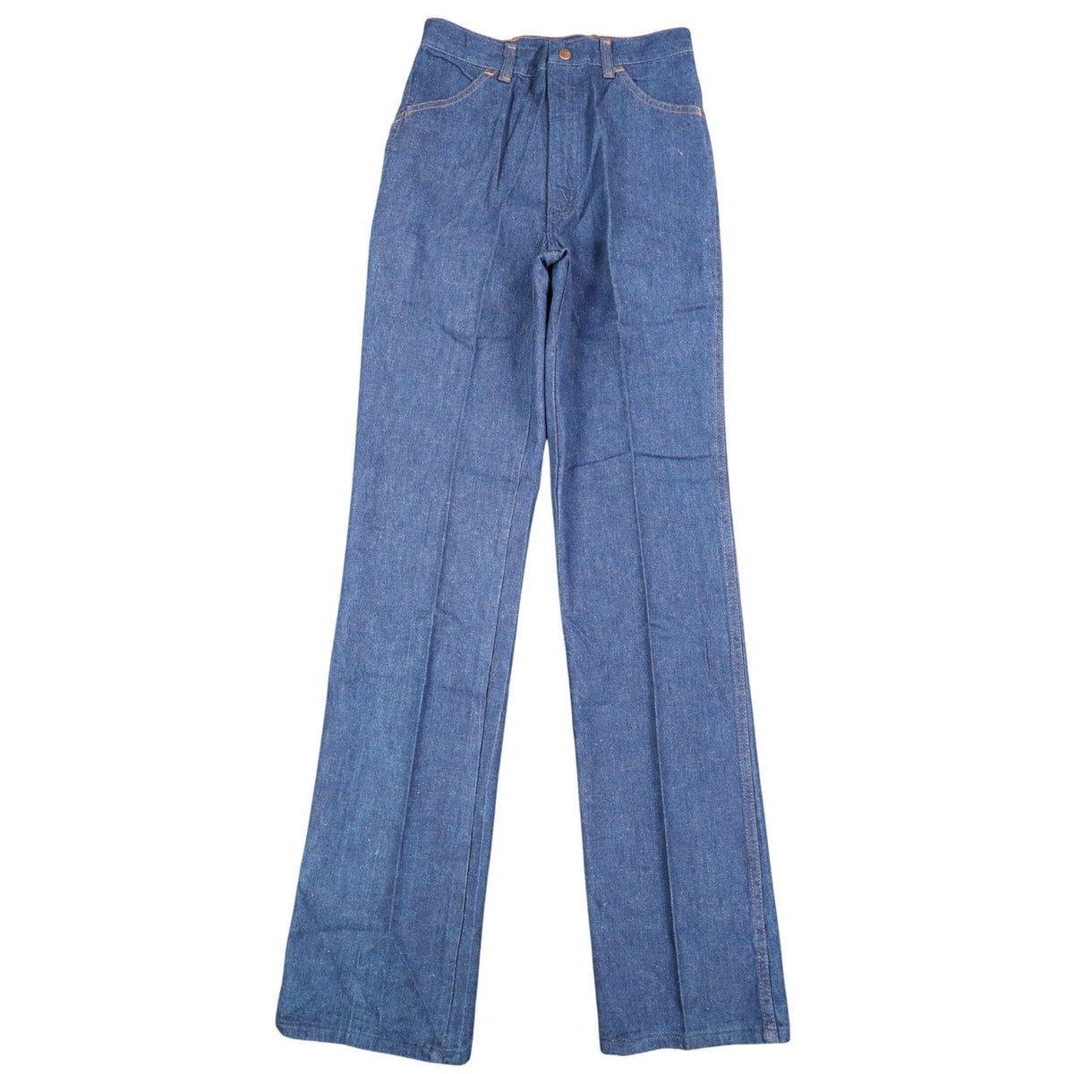 Lady Maverick Vintage Jeans Womens 8 26 Deadstock USA High Waist Straight Blue - take2supply