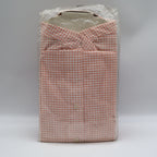 Van Dyke Grid Shirt Boys 10 Vintage Deadstock Orange White Permanent Press - take2supply