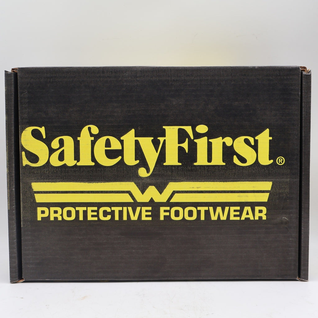 Walker SafetyFirst Steel Toe Work Boots Mens 13 D Vintage 90s USA Black Leather - take2supply