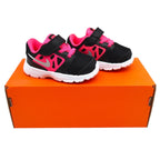 Nike Downshifter 6 TD Kids Size 5C Black Hyper Rose Running Shoes 685164-001 - take2supply