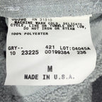 A. Byer Y2K Textured Tee Womens M Gray Polyester NWT - take2supply