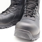 Battle Ops Tactical Boot Mens 11 8-Inch Side-Zip Waterproof Composite Toe Black - take2supply