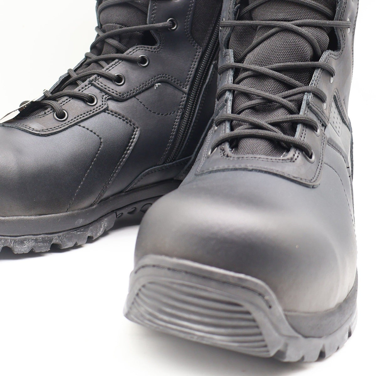 Battle Ops Tactical Boot Mens 11 8-Inch Side-Zip Waterproof Composite Toe Black - take2supply