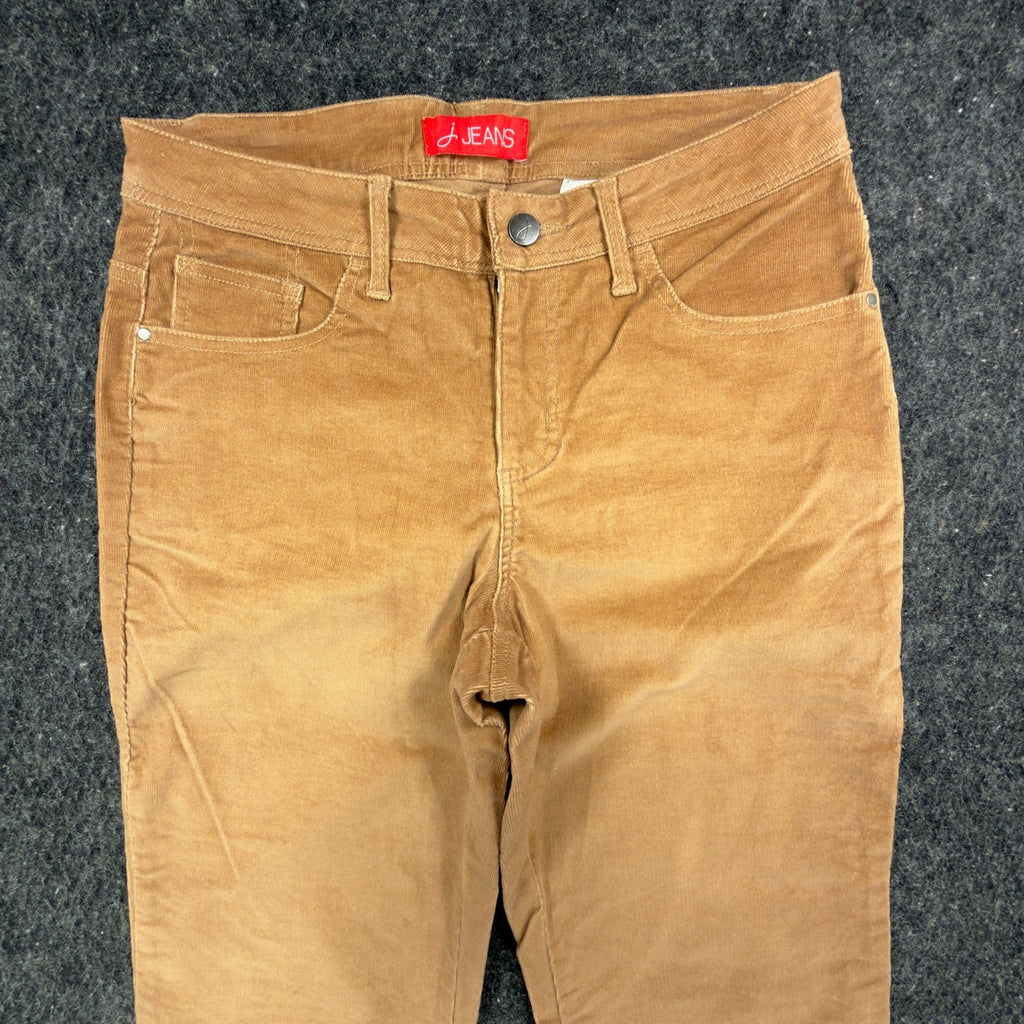 J Jeans Corduroy Flare Pants Womens 6 Tan Cotton Stretch NWT Deadstock - take2supply