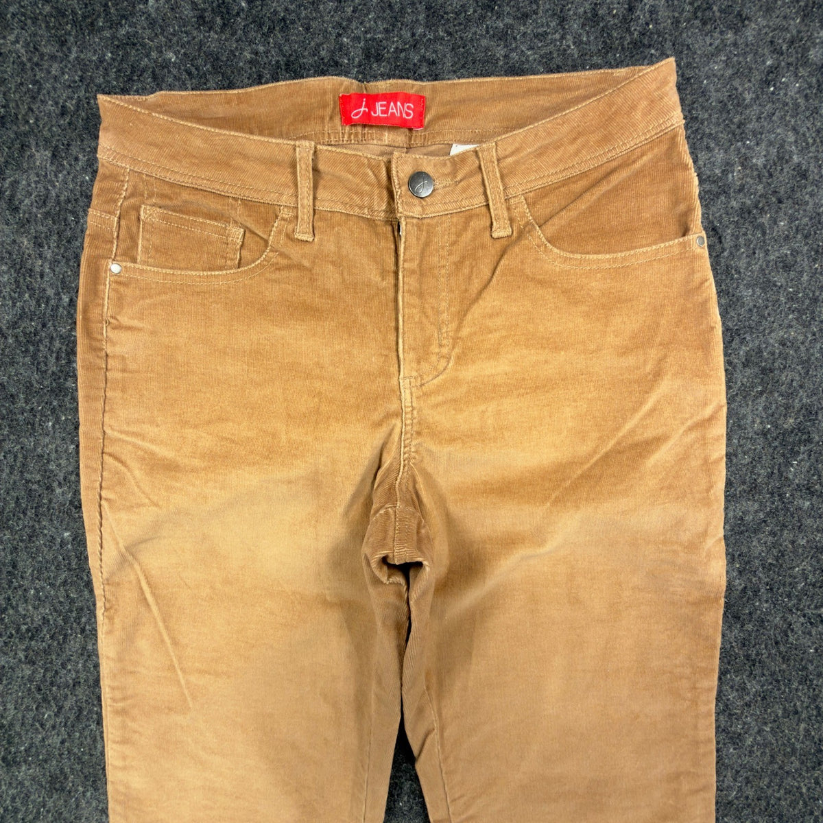 J Jeans Corduroy Flare Pants Womens 6 Tan Cotton Stretch NWT Deadstock - take2supply
