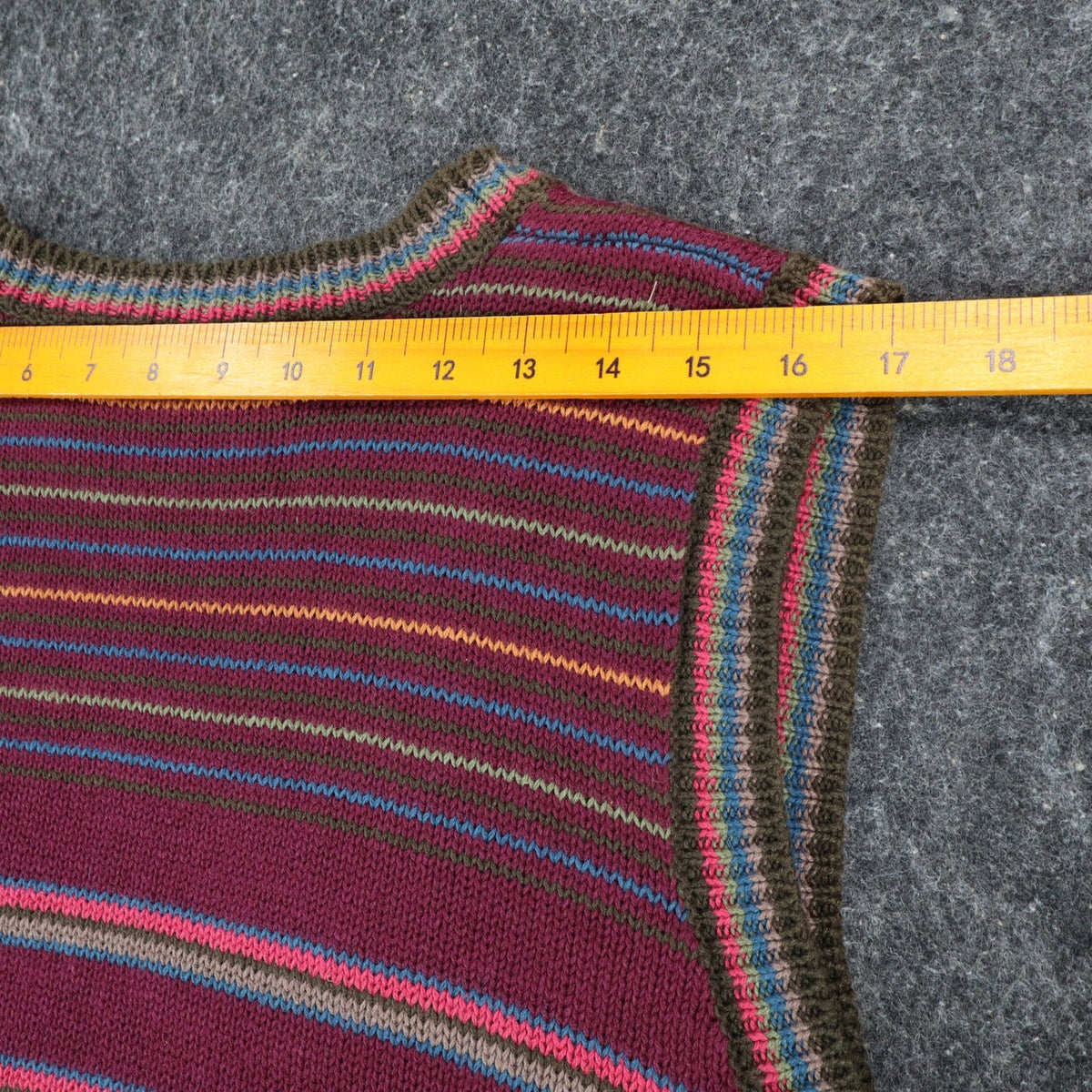 Donnkenny Sweater Vest Womens Medium Vintage 90s Burgundy Beaded Ramie Cotton - take2supply