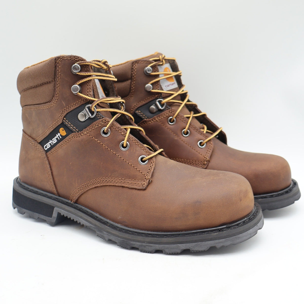 Carhartt 6-Inch Work Boot Mens 8.5 Brown Leather Soft Toe EH CMW6174 NEW - take2supply
