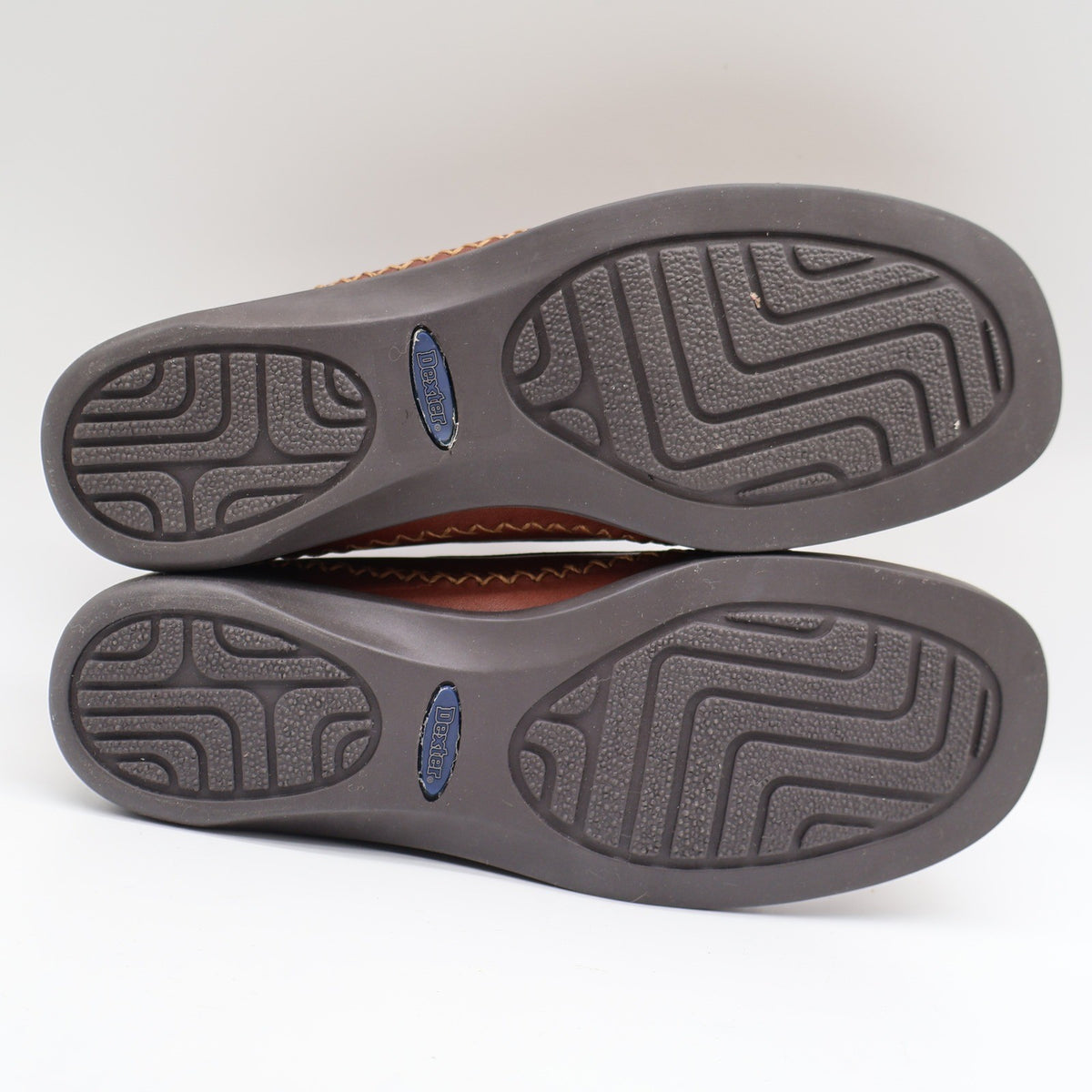 Dexter T-Strap Loafers Womens 8 Vintage Cognac Leather Faith Comfort Classics - take2supply