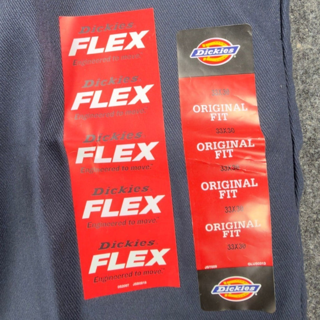 Dickies 874 Flex Work Pants Mens 33x30 Dark Navy Blue Modern NWT - take2supply