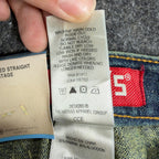 Levi's Y2K 549 Relaxed Straight Jean Shorts Boys 7 Reg Blue Denim NWT - take2supply