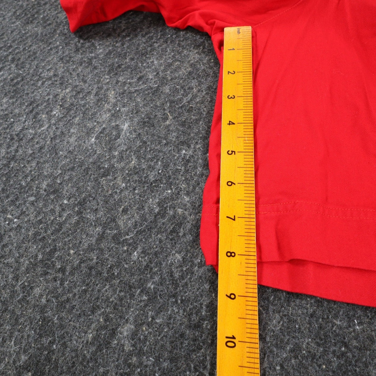 Jordache Pleated Shorts Womens 5/6 Vintage Red Cotton High Waist Western Belt - take2supply