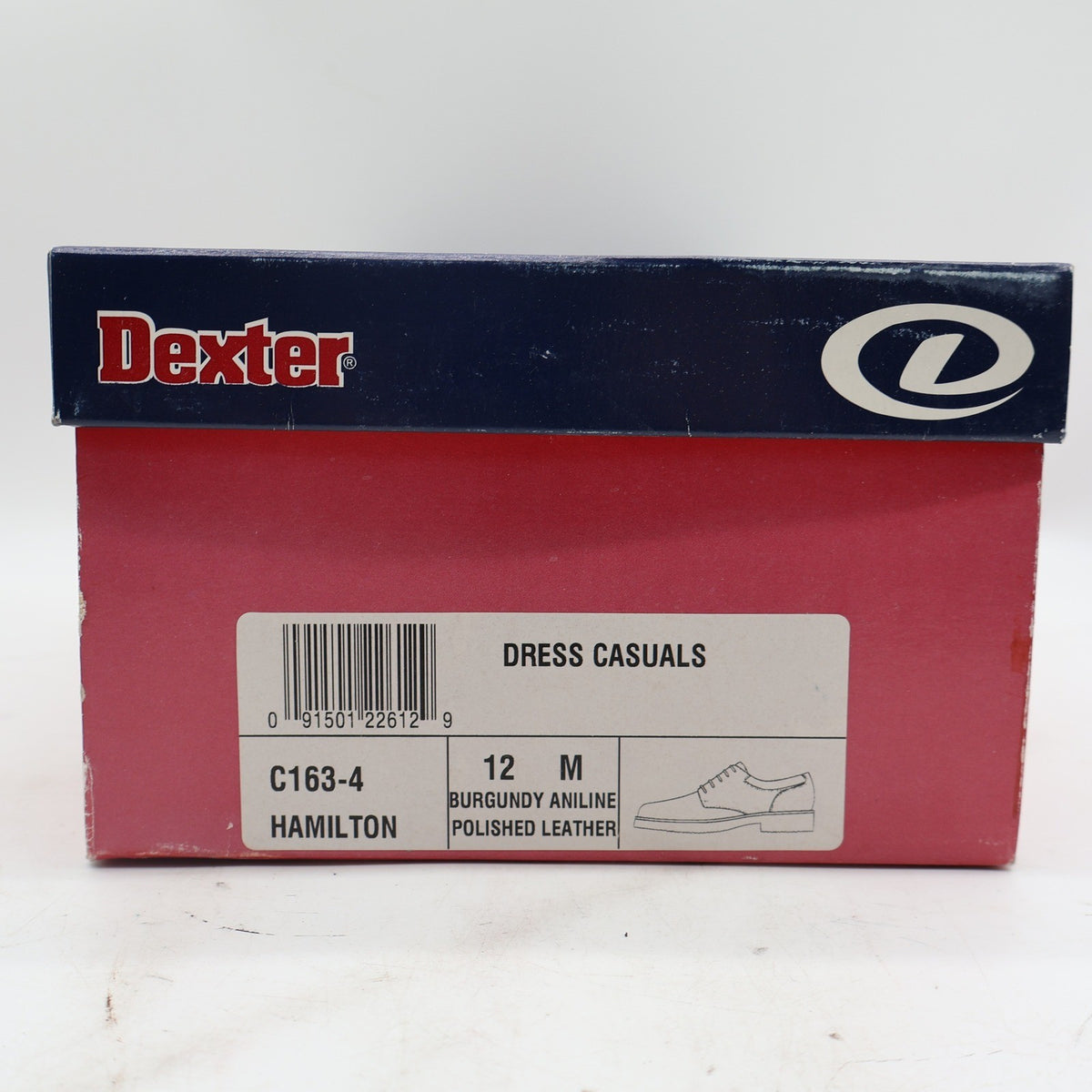 Dexter Hamilton Dress Casuals Mens 12 M Vintage Burgundy Polished Leather Shoes - take2supply