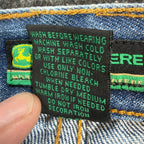 John Deere Carpenter Shorts Boys 14 Blue Denim Stone Wash NWT SA525LJD - take2supply