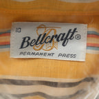 Bellcraft Shirt Boys 10 Mustard Yellow Striped Long Sleeve Point Collar NWT - take2supply