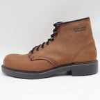 Walker Work Boots Mens 10 D Vintage Made in USA Brown Leather Lace Up 685 NEW - take2supply