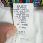 On The Verge Vintage 90s Pleated Shorts Womens 6 White Cotton NWT - take2supply