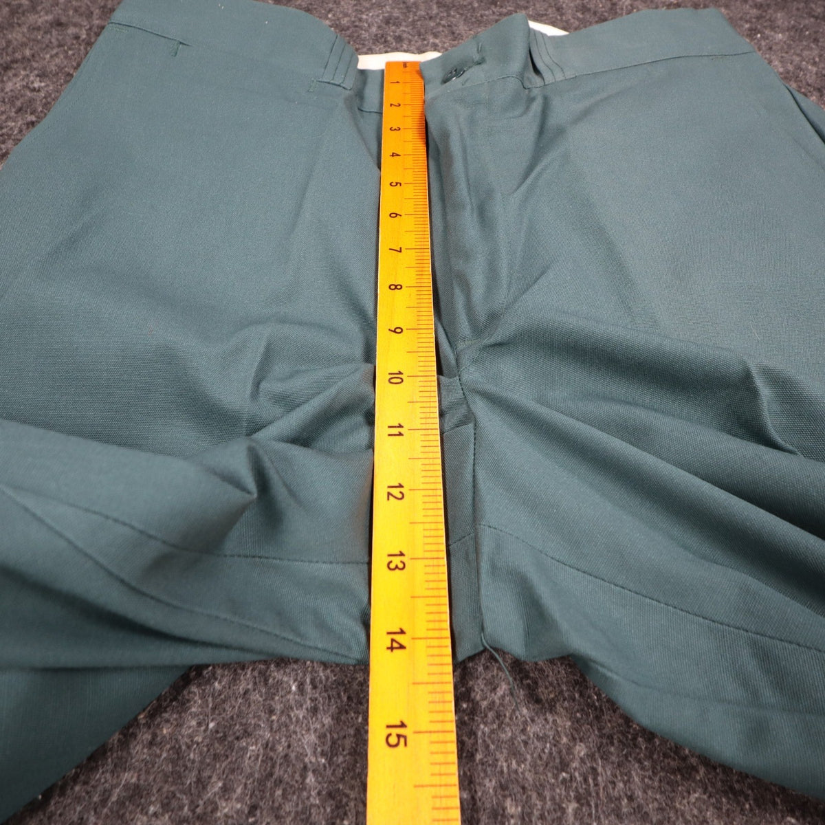 Montgomery Ward Vintage Work Pants 33x28 Deadstock Spruce Green USA 70s 4497 - take2supply