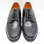 Sandy McGee Moc Toe Derby Shoes Mens 10 Vintage Black Leather Deadstock 475 - take2supply